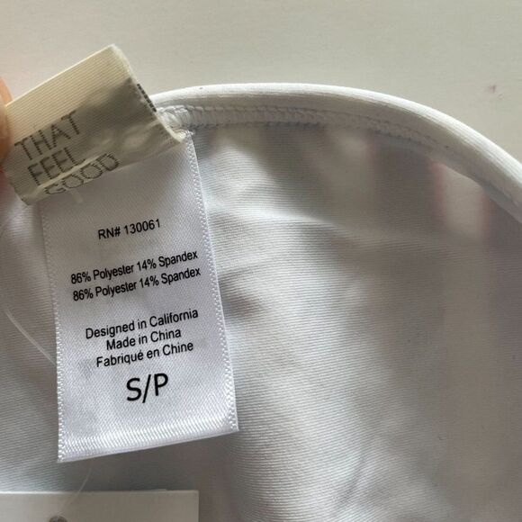 L* Space Rachel Bikini Bottom Classic Stripes Nautical Cut Out Sz Small - Picture 6 of 9